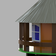 4.png Round Birdhouse: Hut Style!