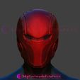 Redhood_3dprint_model_02.jpg Red Hood Helmet - Red Hood Injustice Cosplay Mask STL File