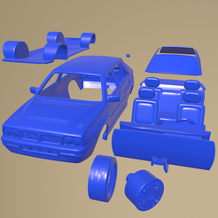 b22_005.png STL file Lancia Delta Integrale 1992 Printable Car In Separate Parts・3D printable design to download