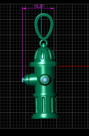 dimension-2.png Ruby Fire Hydrant Pendant – 3D Printable Jewelry Model