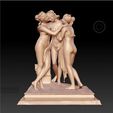 Three naked woman.jpg 3 nakes women sculpture, 3 naked women, sculpture