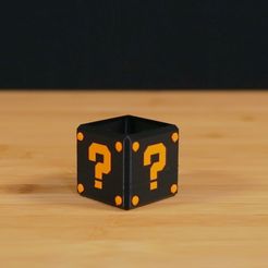 qbox-thumb2.jpg Fichier STL gratuit Dual Extrusion Question Block・Objet imprimable en 3D à télécharger