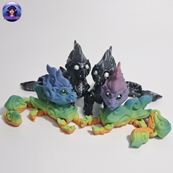 Baby-Cloud-Dragon.png 3D file Baby Cloud Dragon・Model to download and 3D print