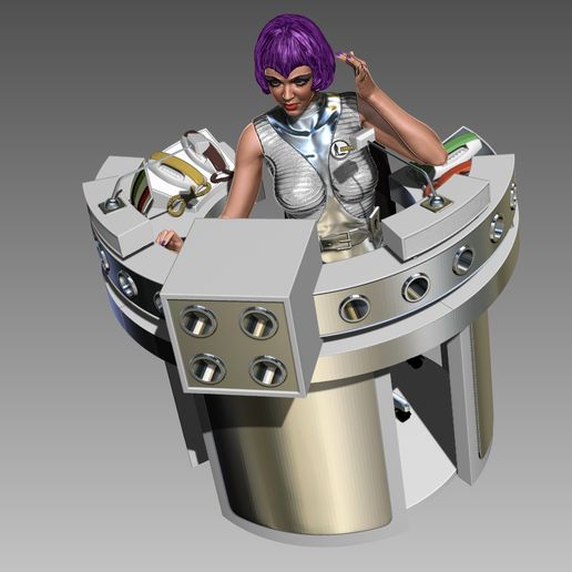 👬 Lt Gay Ellis at her workstation as in the UFO TV series.・ OBJ