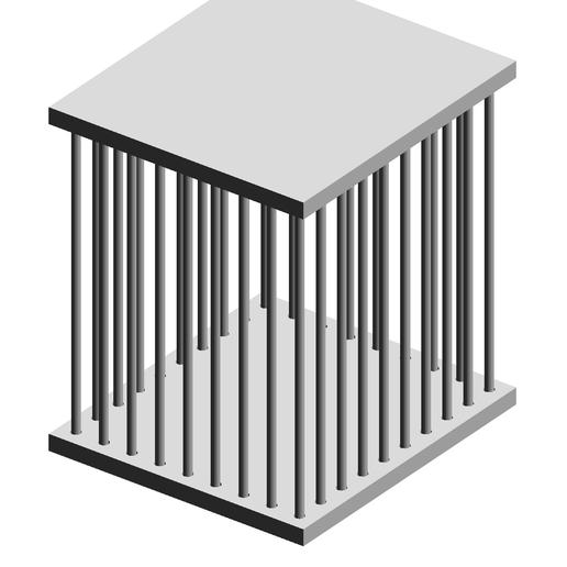Build Your Own Cage Display Cage Kit for Miniatures