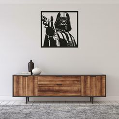 linea-darth-vader-2.jpg Archive for 3D Printing or Laser Cutting: Imposing Silhouette of Darth Vader