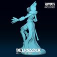 03.jpg Girl Frost Wizard Normal and Nude 3D print model