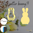 7.png Easter Rabbit 3 POLYMER clay CUTTER | stl Digital file | 3 sizes | sharp cutter | Cookie cutter STL file |easter cutter | bunny head cutter