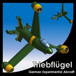1.jpg STL file Focke-Wulf Triebflügel - WW2 German Aircraft Concept 1:32・3D printable model to download, M2Estudio3D