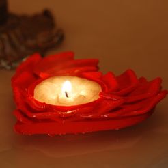 DSC_6731.jpg Candle Holder for night candle with petal heart - CANDLE HOLDER