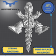 PRINT-IN-PLACE-NO-SUPPORT-18.png ARTICULATED FLEXI DINOSPIKE MFP3D -NO SUPPORT - PRINT IN PLACE - SENSORY TOY-FIDGET