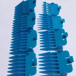 1-8.jpeg STL file Clipper Guide Comb Set - No.1 - 8・Model to download and 3D print