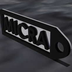 STL file Nissan Micra Keychain keyring k12 gift 🗝️・3D printer design to  download・Cults