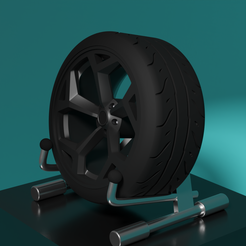 R50-1.png STL file Nissan GT-R50 style rims 1/64・3D printer design to download