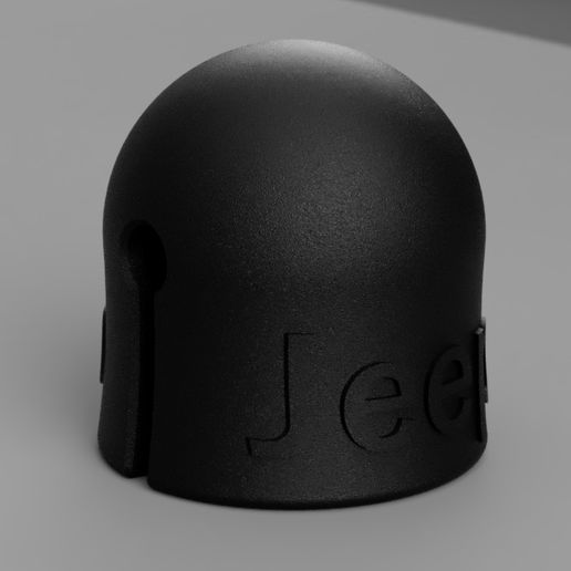 JEEP cover cap for AHK trailer hitch 3D model