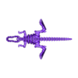 Flexi Factory Skeleton T-Rex Body_Straight.stl Flexi Factory Print-in-Place Skeleton T-Rex Dinosaur