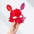 Foxy2.png Foxy/Foxybro Mask 3D Print File Inspired by Five Nights at Freddy's | STL for Cosplay