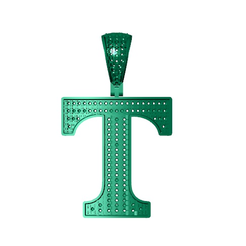 t-1.png STL file T ALPHABET PENDANT WITH ROUND DIAMOND・3D printable design to download
