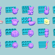 zzzzzcoll.png 20 Jelly Candy Molding Collection - Gummy Mould