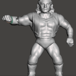 Untitled.png Fichier OBJ wwf wwe aew ecw wcw retro・Design pour imprimante 3D à télécharger