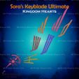 8.jpg Sora Keyblade Ultima From Kingdom Hearts - Fan Art 3D print model