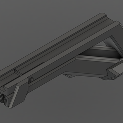 1.png STL file Airsoft AEG / HPA Angled Fore Grip (AFG) / Bipod for Picatinny Rail・3D print design to download, nikitazavalenkov