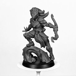 Untitled.jpg Free STL file Wood Elf Ranger Miniature・3D printing model to download