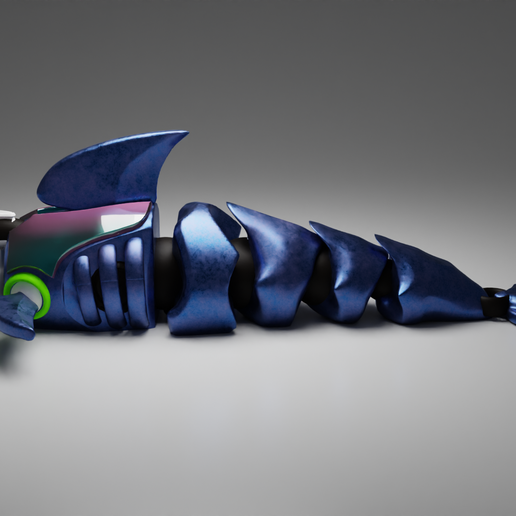 Mecha-Shark articulated to 3D print 3D model