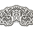 leopard.png 3D Leopard Model with Realistic Spots for Bicolor Printing