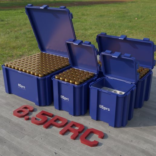 ABOX AMMO BOX 6.5 PRC AMMUNITION STORAGE 20/25/50/100 ROUNDS CRATE ORGANIZER 6.5prc