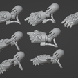 Fists_open_decor.png (outdated, please read below) GRAYGAWRS "Gray Scale" Heavy Destroyers - CLAWS, FISTS and MISSILE LAUNCHER
