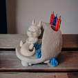 Photo-3.png Sleeping Dragon Pen Holder ( No Supports )