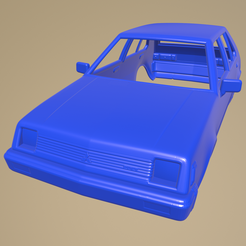 a22_013.png STL file Mitsubishi Colt 1978 PRINTABLE CAR BODY・3D printable model to download