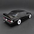 190e-Rear.jpg STL file 90 Mercedes 190E Evo Xmod/MiniZ (Resin & FDM)・3D print object to download