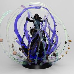 Korra 1.jpg 3D-Datei Avatar Korra Avatar State 3D print model・Modell zum Herunterladen und 3D-Drucken