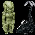 Alien vs Predator.jpg Alien Queen (Easy print no support)