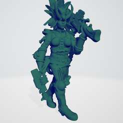 kria-the-huntress.png Файл STL Банда Эшера・Модель для загрузки и печати в формате 3D