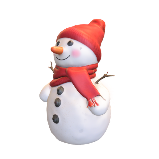 ☃️ Muñeco de nieve kawaii・Archivo 3D para Impresión 3D・Cults