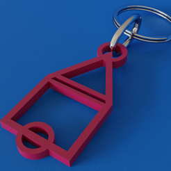 0009.png STL file key chain squid game・3D print model to download