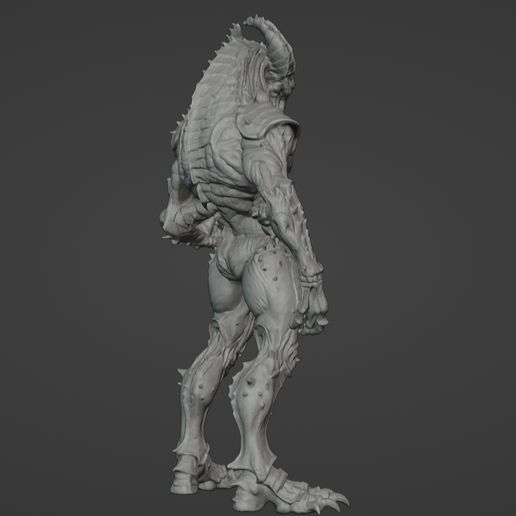👤 Chitin-Horned Demon – Ultra-Detailed 3D Printable Bust (STL ...