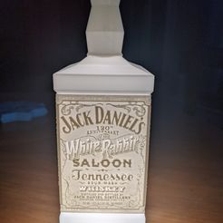 PXL_20220311_113341570.jpg Fichier STL Jack Daniels - Bouteille de lapin blanc・Design pour imprimante 3D à télécharger
