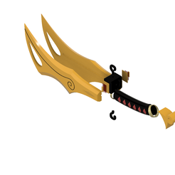 Sword of the Storm - Exploded Parts.png Xiaolin Showdown - Sword of the Storm