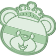 osito Rey - copia.png Bear king cookie cutter