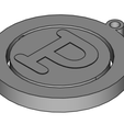perspectiva.png Key ring letter P