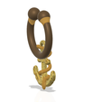 Fem-jewel-58-v7-06.png STL file fake Nose septum hook "sea ​​anchor" FAKE NIPPLE Clamps Pendant PIERCING Female Septum Barbaella male Non-Piercing Body Jewellery Bondage Weight femJ-58 3d print cnc・3D printing design to download