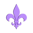 fleur-de-lis.stl Free STL file fleur-de-lis・Design to download and 3D print
