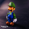 8.png Luigi flexi / PRINT-IN-PLACE WITHOUT SUPPORT /3mf