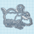 972-Houndstone.png Pokemon: Houndstone Cookie Cutter