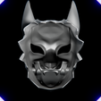 Zv1B-1-7.png Wolf Head Mask smooth flat surface model