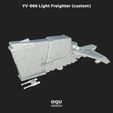 render.jpg Star Wars YV-666 MINI Light Freighter (X-Wing compatible)